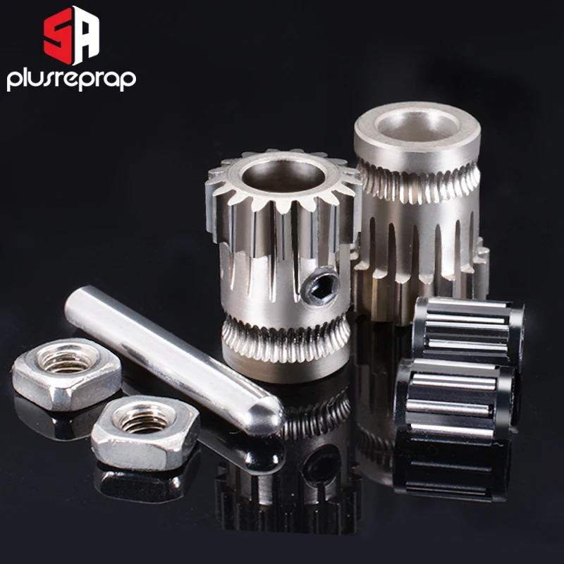 Podwójny napęd zębaty zestaw wytłaczarek sklonowany Btech zastosowanie do drukarki 3D Prusa i3 Mini Ender do…