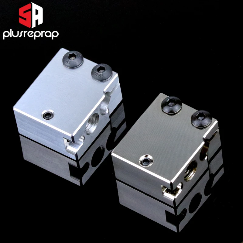 Premium V6 Volcano Aluminiowy lub platerowany miedziany blok grzewczy do drukarki 3D PT100 HT-100K Hotend… Premium V6 Volcano Aluminiowy lub platerowany miedziany blok grzewczy do drukarki 3D PT100 HT-100K Hotend…