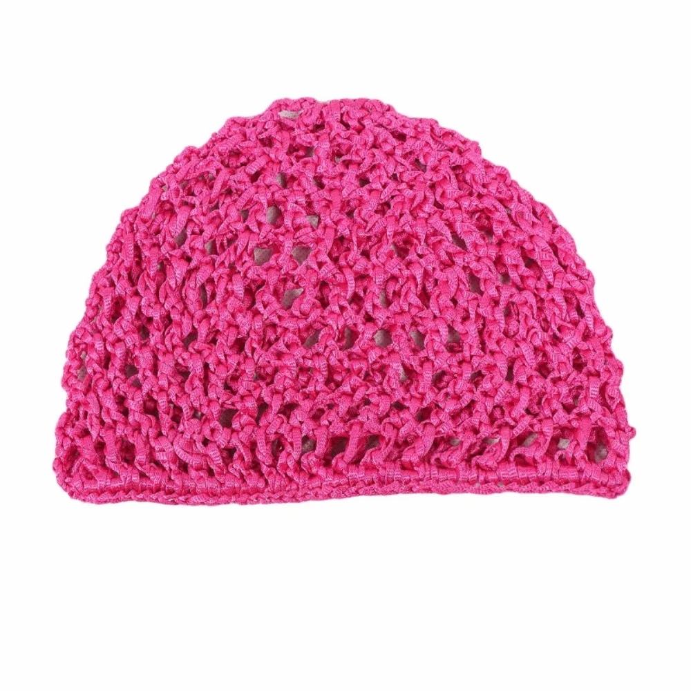 Prosta, oddychająca siatka na włosy, czapka szydełkowa, ażurowa czapka z siatki, turban, wygodne czepki pod perukę dla kobiet