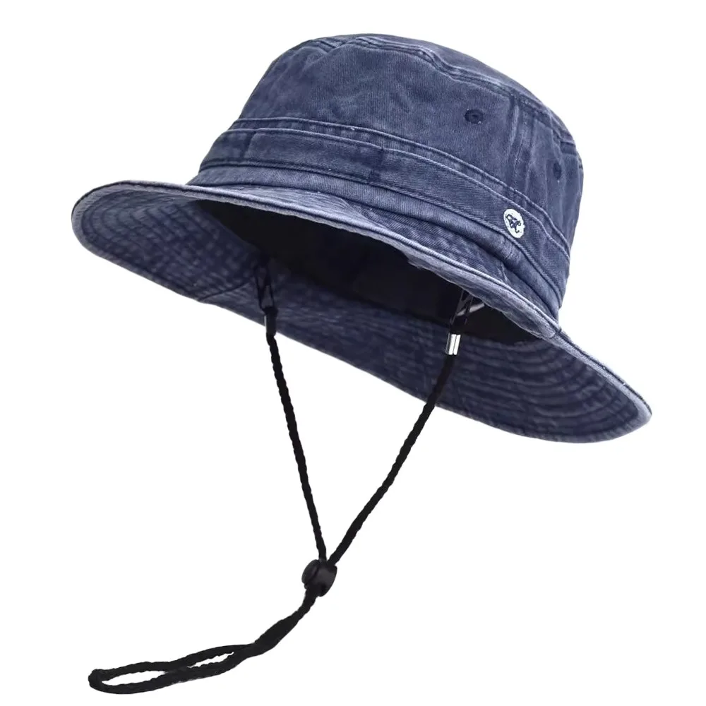 Przenośny Kapelusz typu Bucket z Pranej Bawełny, Ochrona Przed Słońcem, Oddychający Kapelusz Rybacki, Anty-UV, Casualowy Kapelusz Kowbojski, na Kemping i Wędrówki Przenośny Kapelusz typu Bucket z Pranej Bawełny, Ochrona Przed Słońcem, Oddychający Kapelusz Rybacki, Anty-UV, Casualowy Kapelusz Kowbojski, na Kemping i Wędrówki