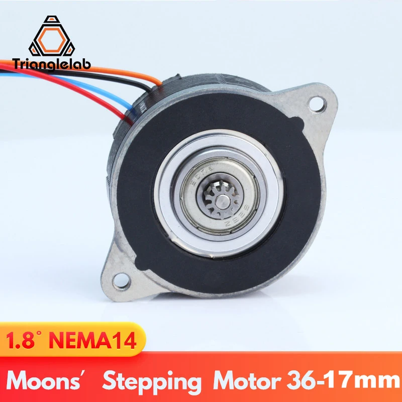 R Trianglelab Moons Motor 10T NEMA14 36MM 17MM Ulepszony SILNIK Moons Alternatywa LDO do Ekstrudera Orbiter…