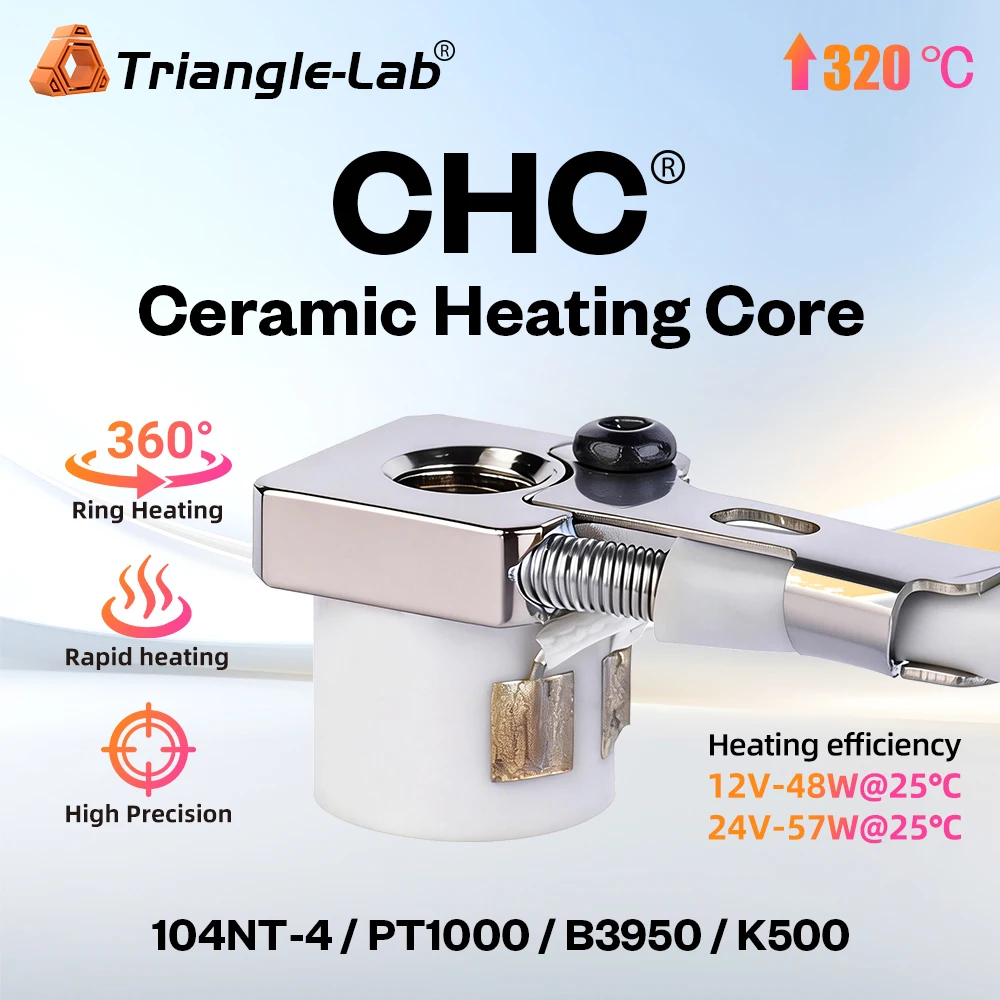 RS TriangleLab CHC ® Zestaw Ceramiczny Rdzeń Grzewczy Szybkie Nagrzewanie Mini do Ender 3 V6 Hotend CR10 CR-10… RS TriangleLab CHC ® Zestaw Ceramiczny Rdzeń Grzewczy Szybkie Nagrzewanie Mini do Ender 3 V6 Hotend CR10 CR-10…