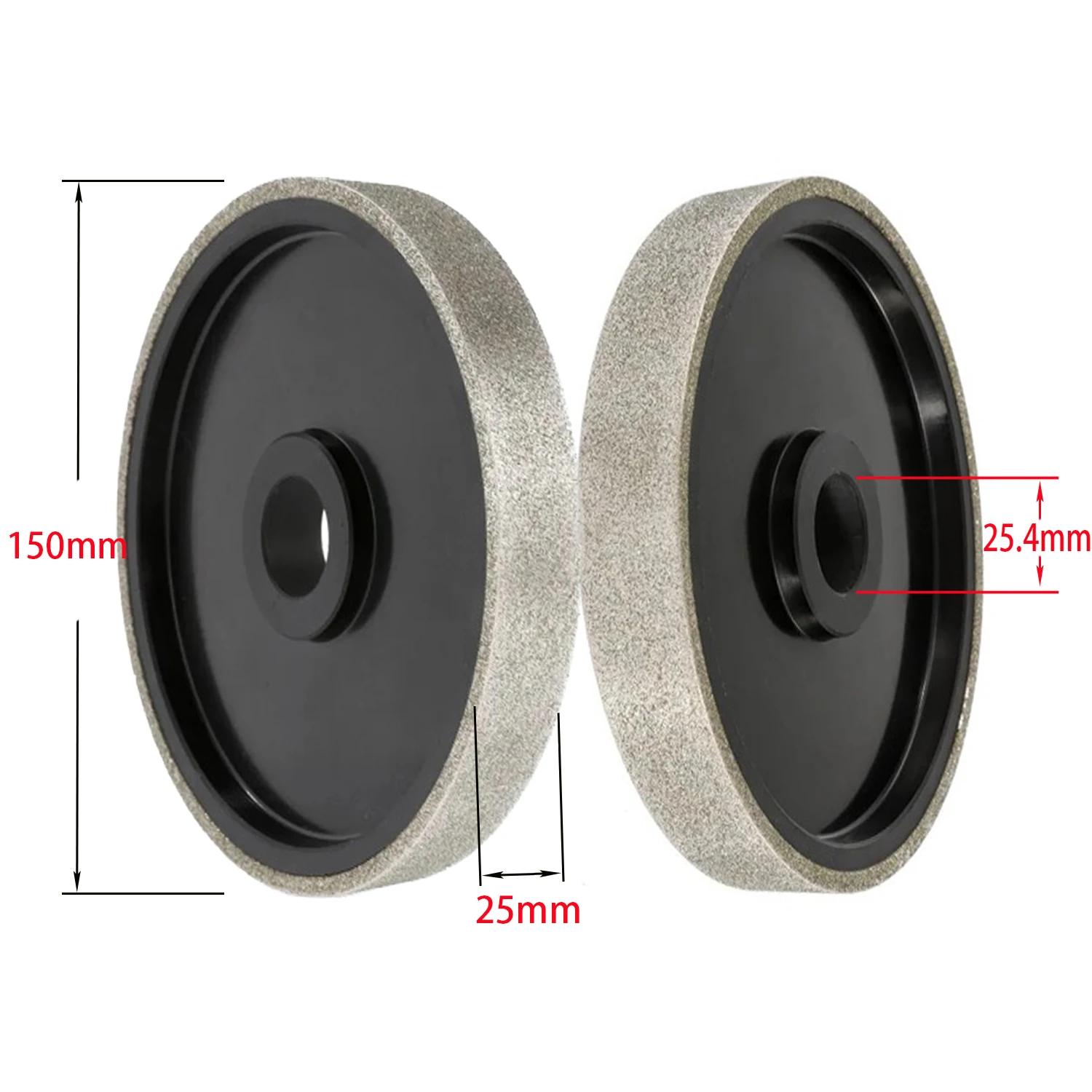 Ściernica diamentowa 6 cali 150x25x25.4mm, elektroplaterowana, równoległa, do szlifowania jadeitu, węglika… Ściernica diamentowa 6 cali 150x25x25.4mm, elektroplaterowana, równoległa, do szlifowania jadeitu, węglika…