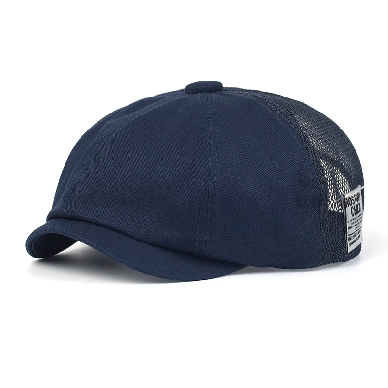 Siatkowa czapka gazeciarza letnia oddychająca bawełna Peaky ośmiokątny kapelusz Vintage nieformalna czapka solidna berety Visor Gatsby płaski bluszcz kapelusz Siatkowa czapka gazeciarza letnia oddychająca bawełna Peaky ośmiokątny kapelusz Vintage nieformalna czapka solidna berety Visor Gatsby płaski bluszcz kapelusz