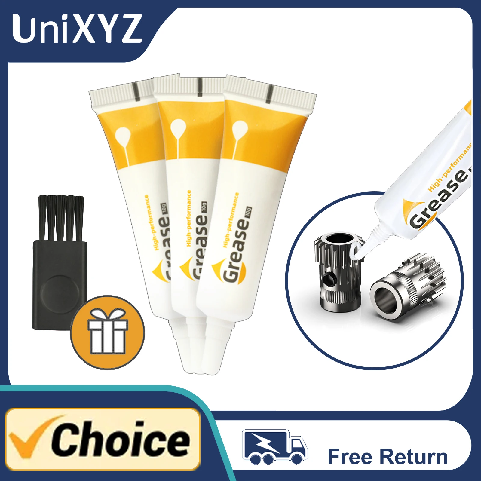 Smar do drukarek 3D Olej smarowy do wysokich temperatur do wytłaczarki Bambulab Creality Smar do łożysk… Smar do drukarek 3D Olej smarowy do wysokich temperatur do wytłaczarki Bambulab Creality Smar do łożysk…