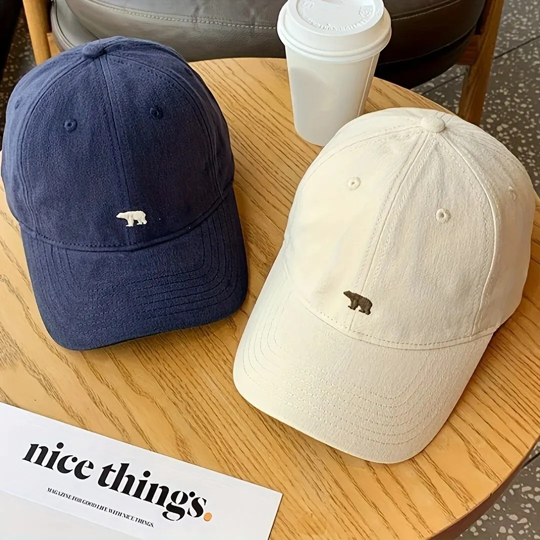 Stylowa haftowana czapka z daszkiem z misiem Ochronna przed słońcem Oddychająca Regulowana Idealna codzienna czapka Mężczyźni Kobiety Czapka z daszkiem unisex Stylowa haftowana czapka z daszkiem z misiem Ochronna przed słońcem Oddychająca Regulowana Idealna codzienna czapka Mężczyźni Kobiety Czapka z daszkiem unisex