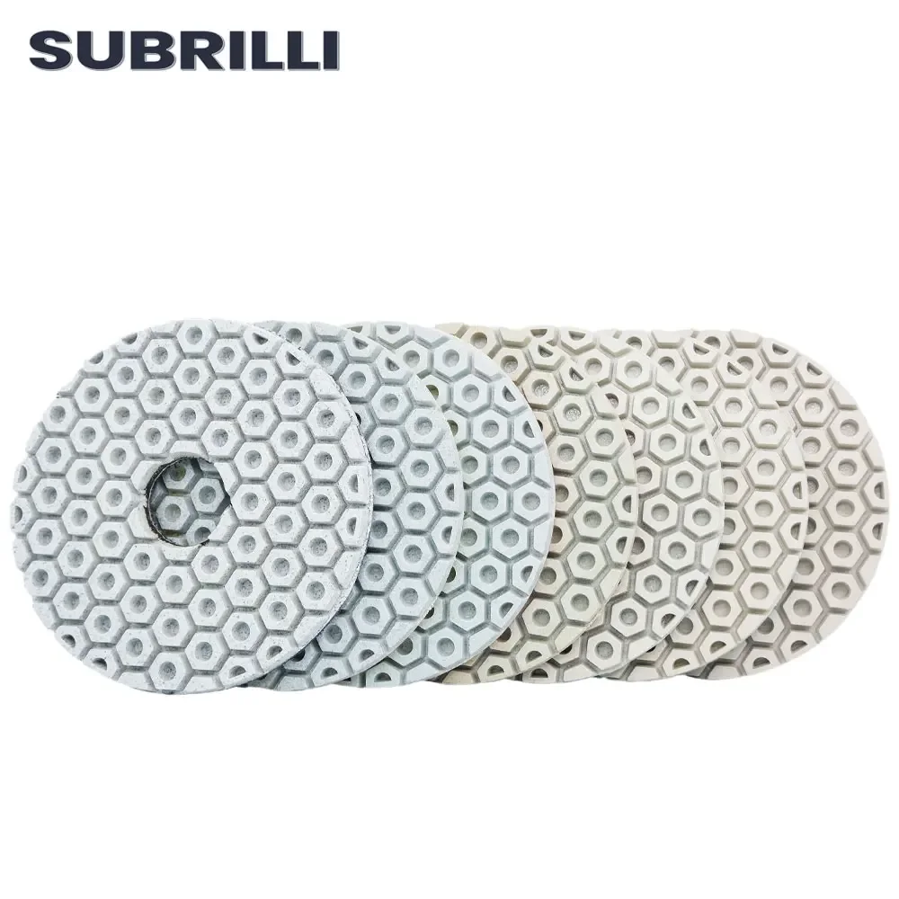 SUBRILLI 7 SZT./ZESTAW 4 Cale 105mm Super Diamentowe Tarcze Polerskie Do Polerowania Na Mokro/Sucho, Tarcze… SUBRILLI 7 SZT./ZESTAW 4 Cale 105mm Super Diamentowe Tarcze Polerskie Do Polerowania Na Mokro/Sucho, Tarcze…