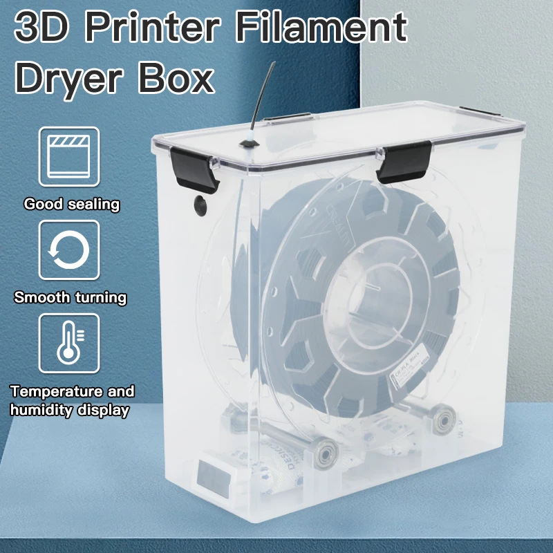 Suszarka do filamentów do drukarek 3D Szczelna i odporna na wilgoć Monitorowanie w czasie rzeczywistym dla… Suszarka do filamentów do drukarek 3D Szczelna i odporna na wilgoć Monitorowanie w czasie rzeczywistym dla…