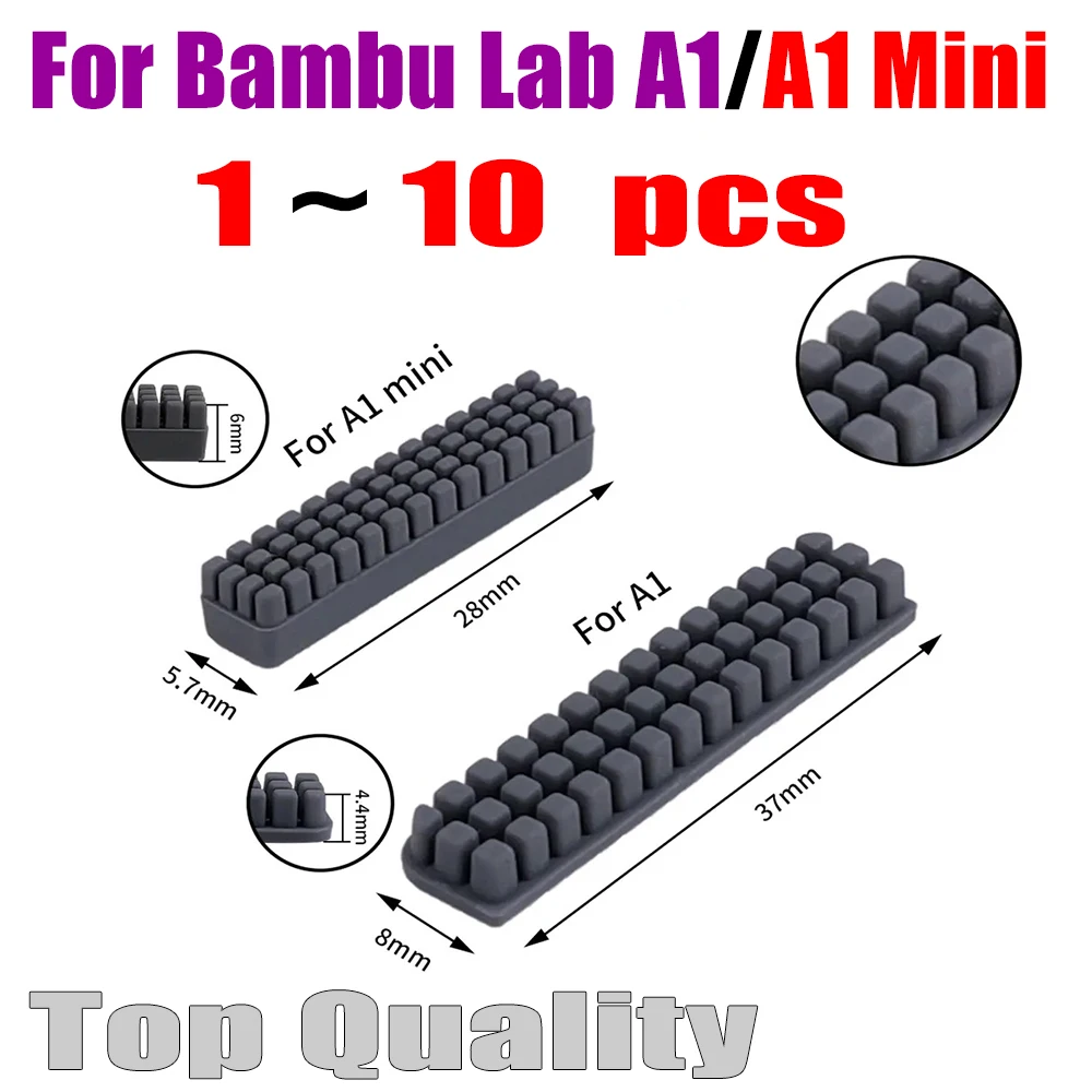 Szczotka do dyszy do Bambu Lab A1/A1 Mini, silikonowa szczotka do czyszczenia z mocowaniem na podgrzewaną…