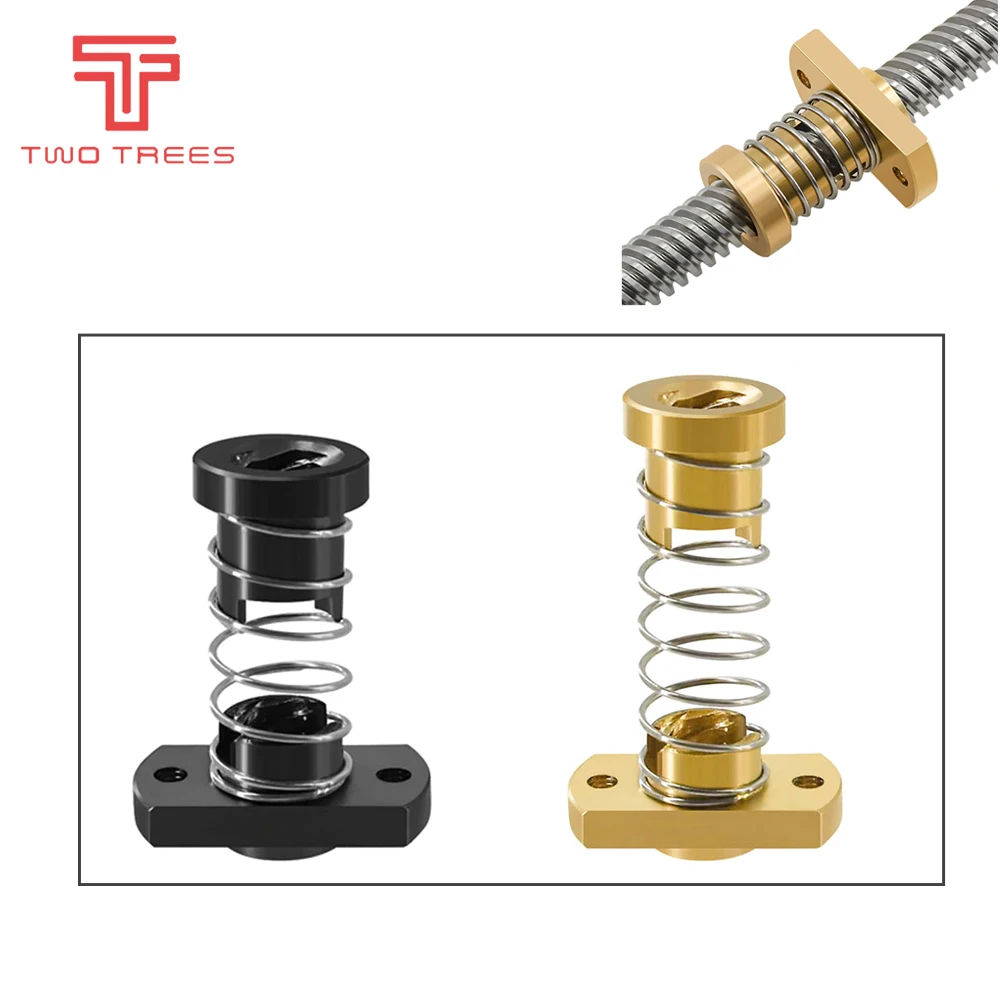 T8 Śruba pociągowa zapobiegająca luzowaniu 8MM Mosiężna/POM Nakrętka do modernizacji drukarki 3D Ender 3 CR-10…