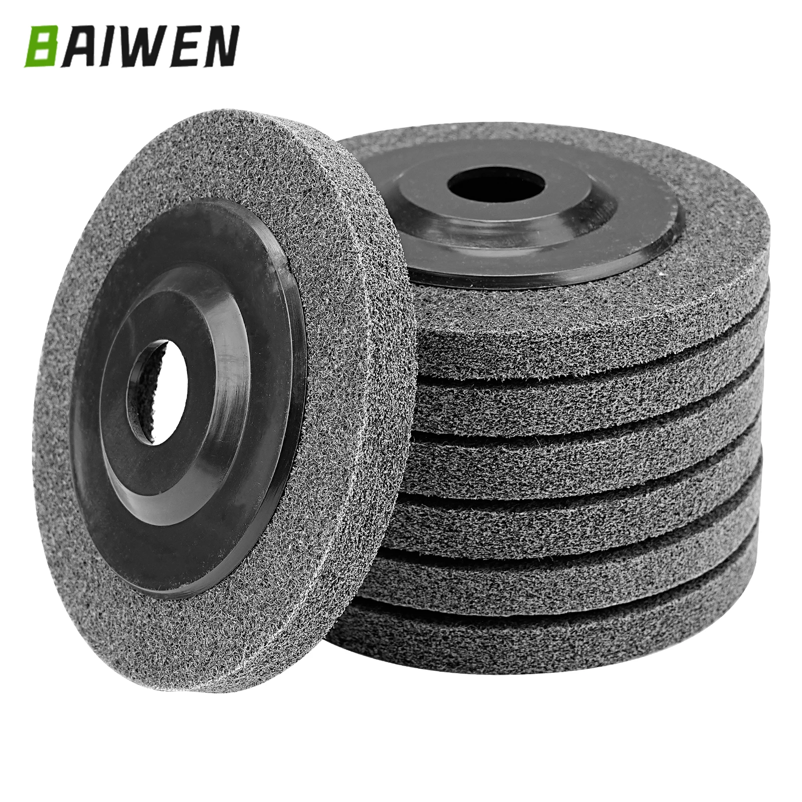Tarcza polerska z włókna nylonowego 125 mm Tarcza ścierna z włókniny Szlifierska tarcza polerska do metalu