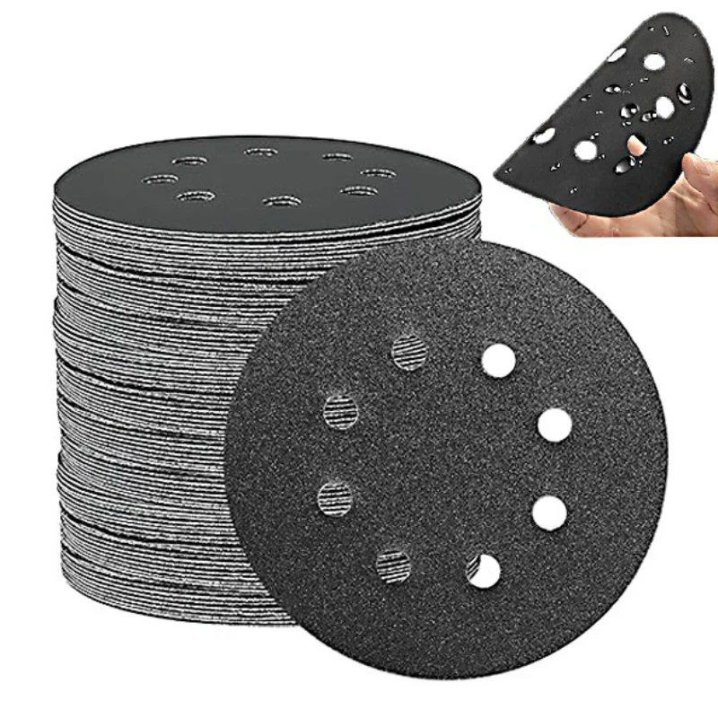 Tarcza szlifierska uniwersalna 8 otworów 125mm do szlifowania na sucho i mokro, papier ścierny do samochodu… Tarcza szlifierska uniwersalna 8 otworów 125mm do szlifowania na sucho i mokro, papier ścierny do samochodu…