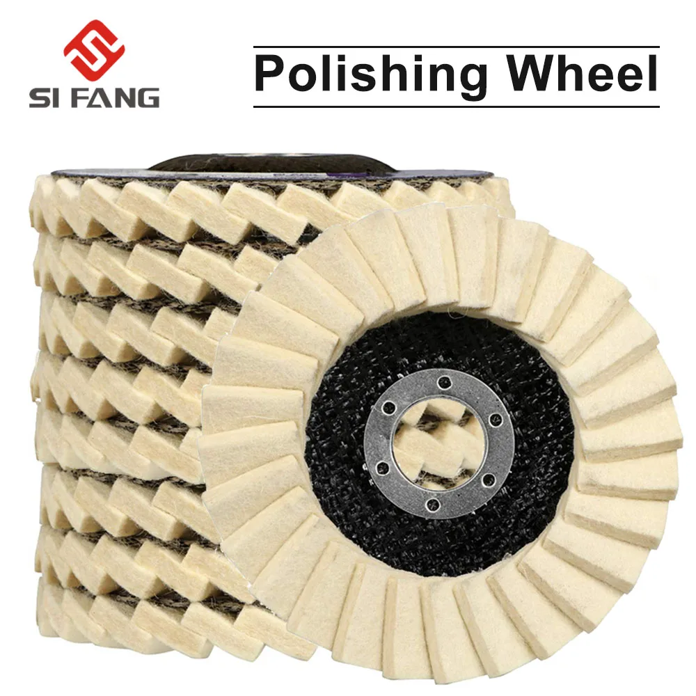 Tarcze listkowe z filcu wełnianego 125 mm (5 cali) do szlifierki kątowej, tarcze polerskie, tarcze do… Tarcze listkowe z filcu wełnianego 125 mm (5 cali) do szlifierki kątowej, tarcze polerskie, tarcze do…