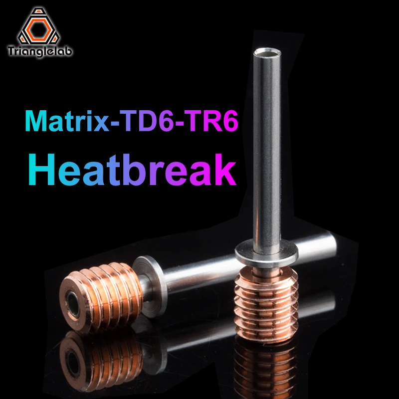 Trianglelab TD6 HEATBREAK Matrix Heatbreak Bimetal Bi-metal Throat For Matrix Extruder TCHC TD6 TR6 Hotend 3D…
