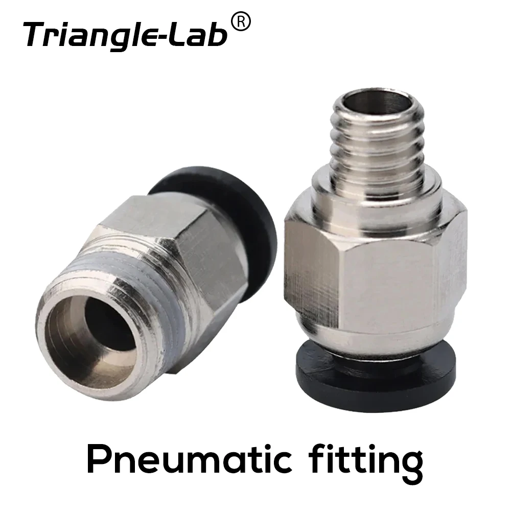 Trianglelab ® Złączka pneumatyczna G1/8′ / M6 do drukarki 3D, do przewodu Bowdena 4MM PTFE, kompatybilna z… Trianglelab ® Złączka pneumatyczna G1/8′ / M6 do drukarki 3D, do przewodu Bowdena 4MM PTFE, kompatybilna z…