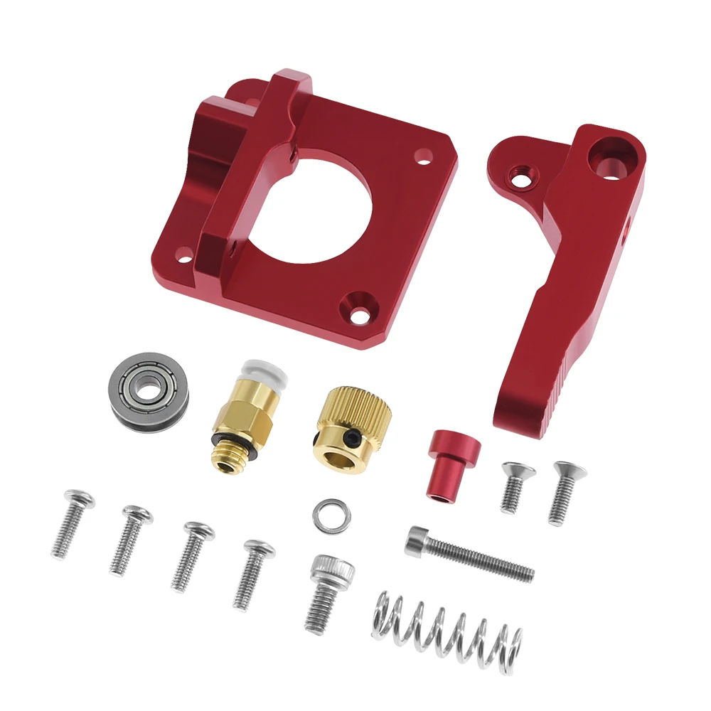 Ulepszona drukarka 3D z aluminium zestaw do podawania ekstrudera MK8 do Ender 3/3 Pro/3 V2, Ender 5/5 Pro/5…