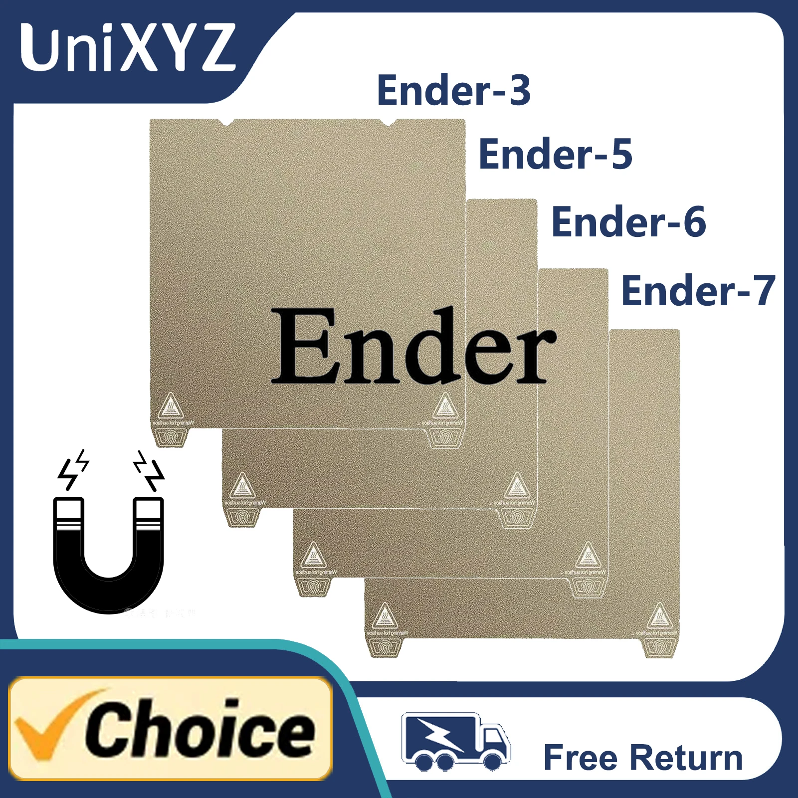 Ulepszona dwustronna płyta konstrukcyjna PEI do Ender-3 S1 V3 Max Pro Neo Plus Ender-5 Ender-6 Ender-7…
