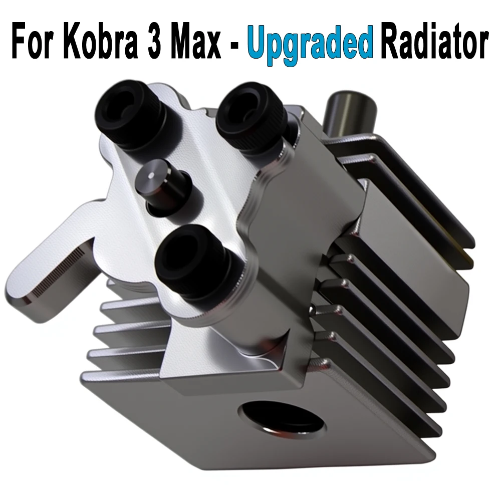 Ulepszony radiator z pełnego stopu aluminium kompatybilny z częściami drukarki 3D Anycubic Kobra 3 Max