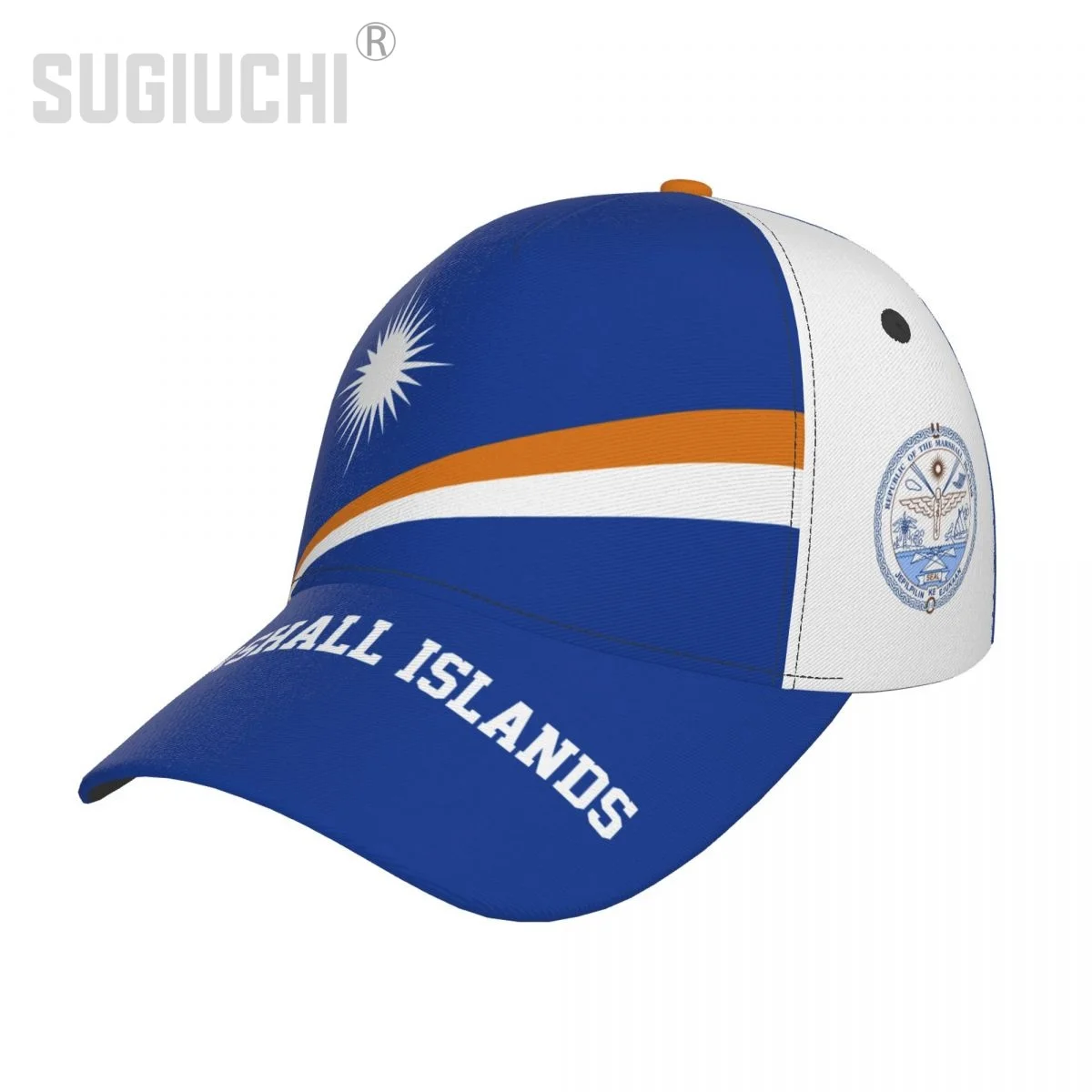 Unisexowa czapka baseballowa z flagą Wysp Marshallowskich dla dorosłych, patriotyczna czapka dla fanów baseballu i piłki nożnej, dla mężczyzn i kobiet Unisexowa czapka baseballowa z flagą Wysp Marshallowskich dla dorosłych, patriotyczna czapka dla fanów baseballu i piłki nożnej, dla mężczyzn i kobiet