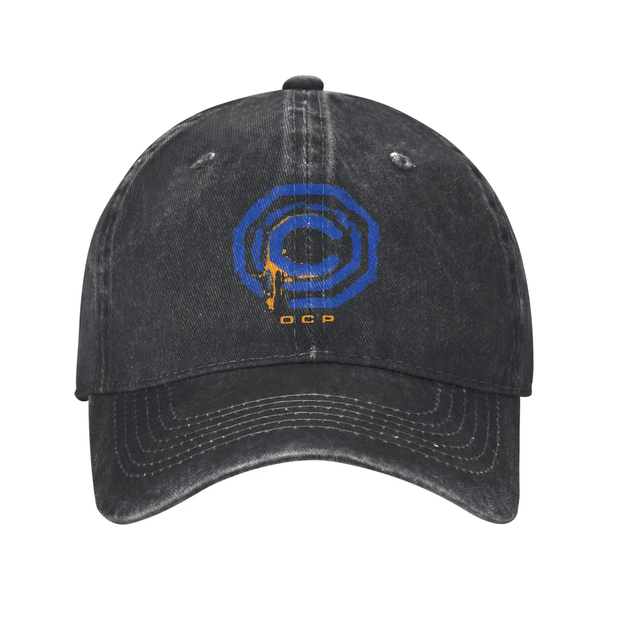 Unisexowa czapka OCP z Robocops, stylizowana na czapkę baseballową, retro, typu trucker, z regulacją Unisexowa czapka OCP z Robocops, stylizowana na czapkę baseballową, retro, typu trucker, z regulacją