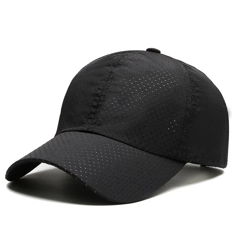 Unisexowa oddychająca czapka bejsbolówka letnia typu trucker, czapka sportowa do biegania na zewnątrz, szybkoschnący materiał Unisexowa oddychająca czapka bejsbolówka letnia typu trucker, czapka sportowa do biegania na zewnątrz, szybkoschnący materiał