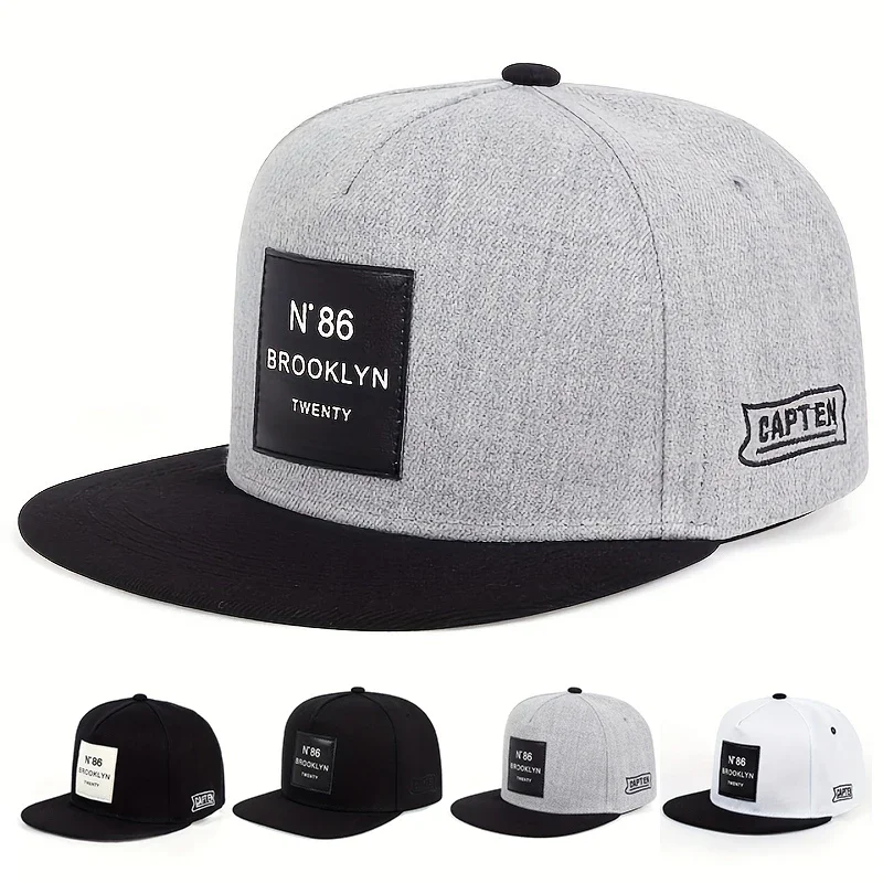 Unisexowe czapki hip-hopowe z naszywką BROOKLYN, wiosenno-jesienne, regulowane, codzienne czapki typu snapback, czapki baseballowe, czapki przeciwsłoneczne na zewnątrz Unisexowe czapki hip-hopowe z naszywką BROOKLYN, wiosenno-jesienne, regulowane, codzienne czapki typu snapback, czapki baseballowe, czapki przeciwsłoneczne na zewnątrz