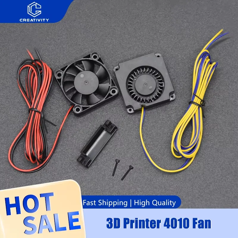 Wentylator drukarki 3D 4010 Wentylator 24 V Czarny plastikowy wentylator wytłaczarki do drukarek 3D Ender3 V2… Wentylator drukarki 3D 4010 Wentylator 24 V Czarny plastikowy wentylator wytłaczarki do drukarek 3D Ender3 V2…