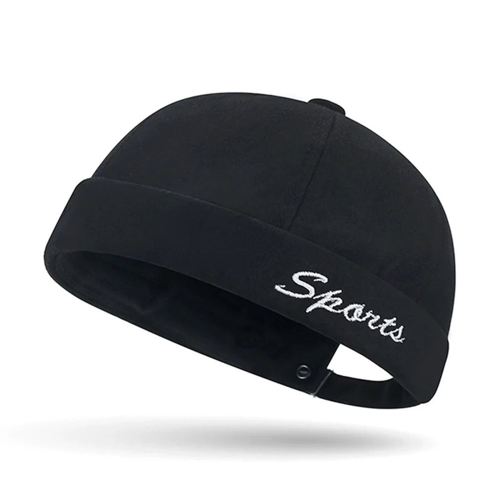Wiosna 2025 Nowa moda Bawełniane czapki beanie w jednolitym kolorze Czapka bez ronda Docker Cap Mężczyźni Kobiety Hip Hop Bucket Cap Regulowane czapki kopułowe