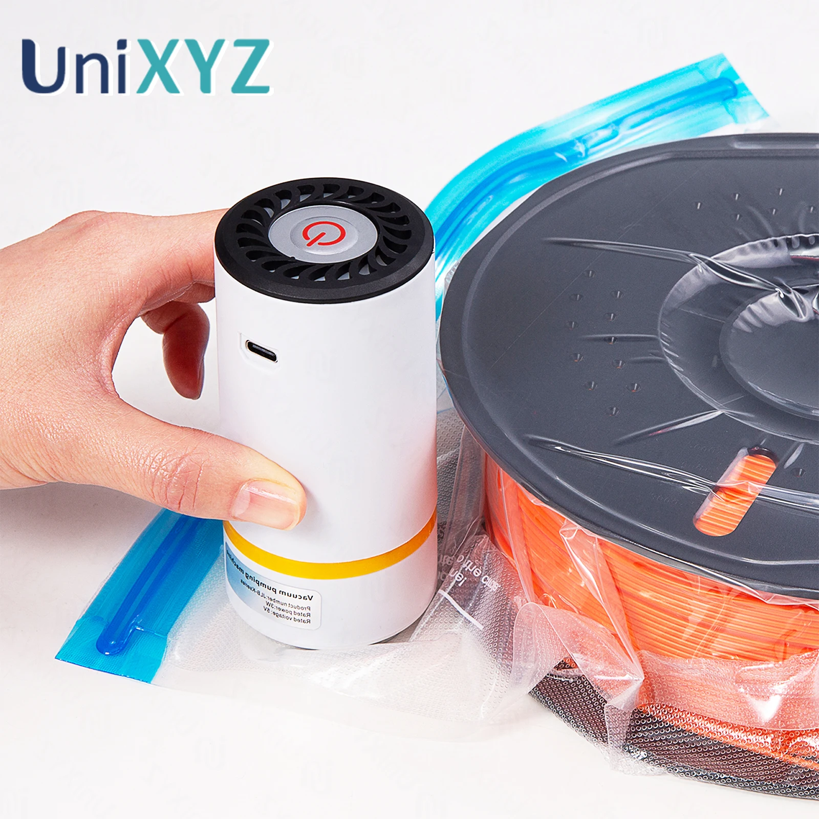 Woreczki próżniowe do przechowywania filamentu 3D PLA ABS TPU PETG 1kg, zapewniające suchość materiału…