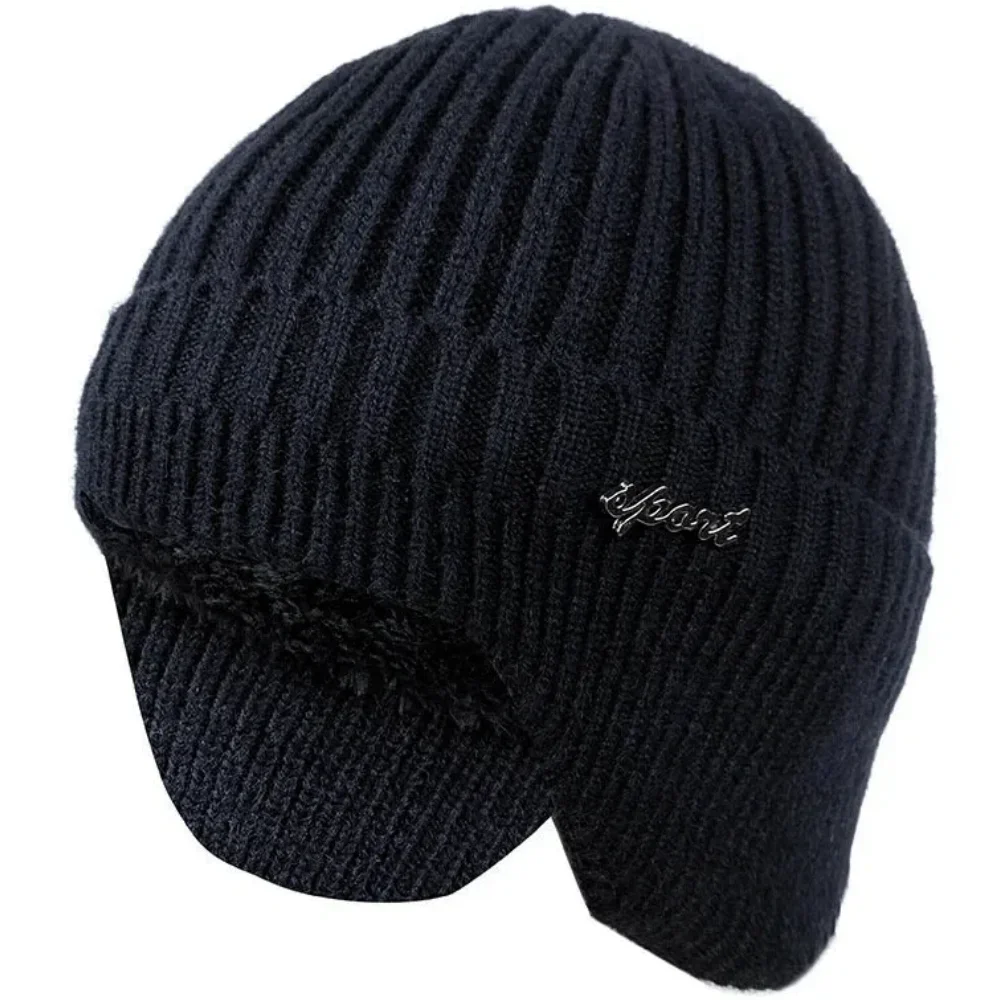 Wyprzedaż! Unisexowe czapki zimowe z nausznikami, stylowe, miękkie czapki beanie dla kobiet i mężczyzn, ciepłe czapki na zewnątrz