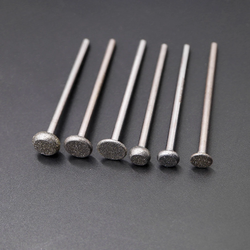 Wysokiej jakości 150 #2.35mm 6 sztuk diamentowe szlifowanie punkt zęby szlifowanie punkt szlifowanie Burr…