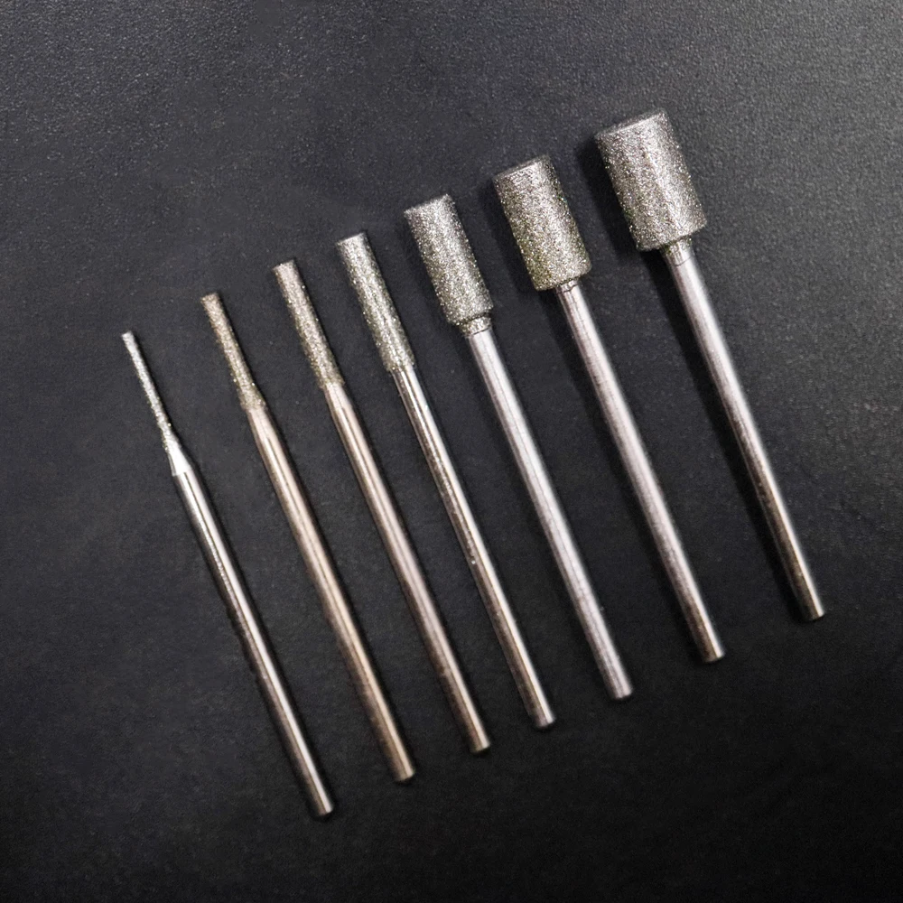 Wysokiej jakości Cylinder 150 #2.35mm diamentowy punkt szlifowania szlifowanie zadziorów zęby szlifowanie… Wysokiej jakości Cylinder 150 #2.35mm diamentowy punkt szlifowania szlifowanie zadziorów zęby szlifowanie…