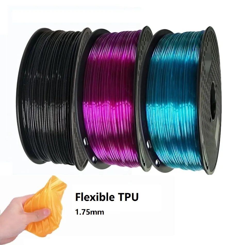 Wysokiej prędkości filament do drukarek 3D Elastyczny TPU 1,75 mm 1 kg 250 g Filament tęczowy Świecący w… Wysokiej prędkości filament do drukarek 3D Elastyczny TPU 1,75 mm 1 kg 250 g Filament tęczowy Świecący w…