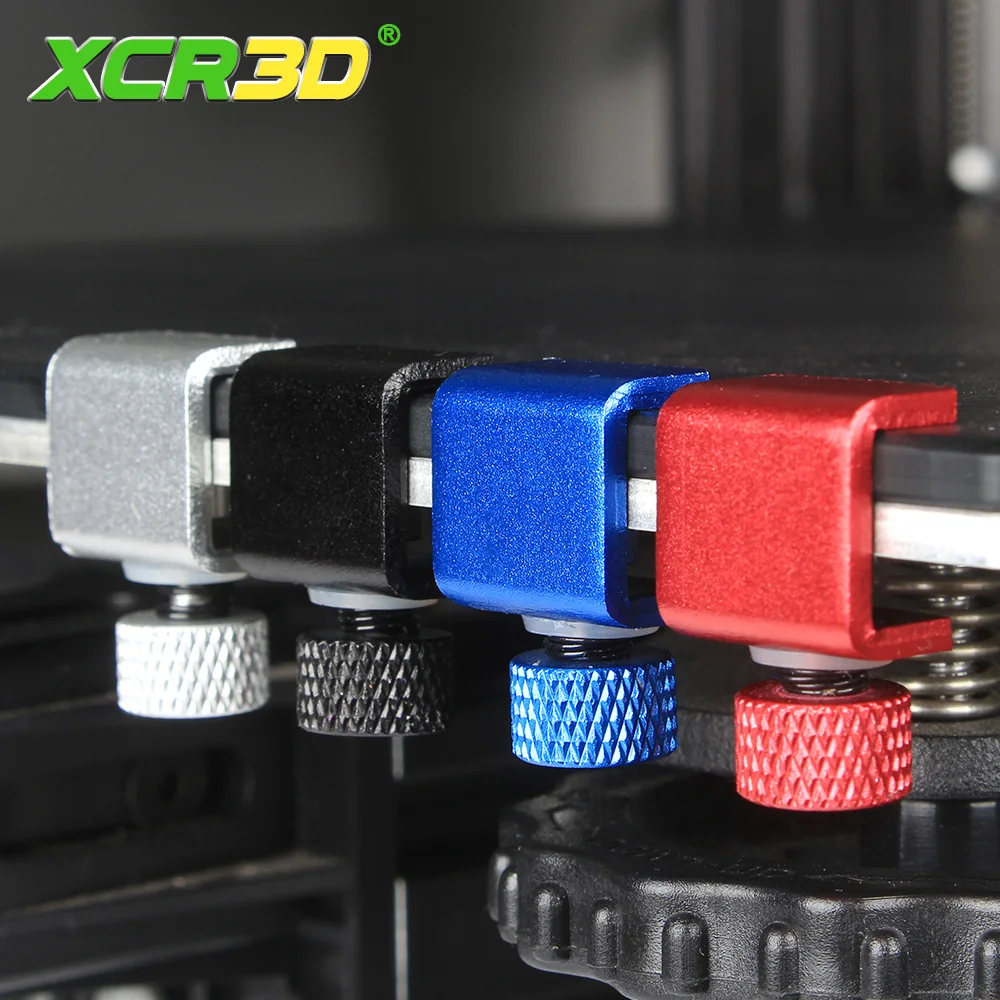 XCR3D 2szt Części do drukarek 3D Zacisk do płyty szklanej Zacisk do platformy budowlanej Podgrzewany uchwyt…