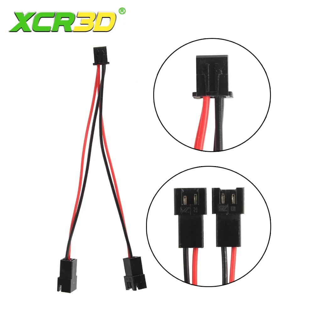 XCR3D 5/10szt Wentylatory Hotend Równoległy przedłużacz kabla Adapter wentylatora Linia XH2.54 Żeński-Męski… XCR3D 5/10szt Wentylatory Hotend Równoległy przedłużacz kabla Adapter wentylatora Linia XH2.54 Żeński-Męski…