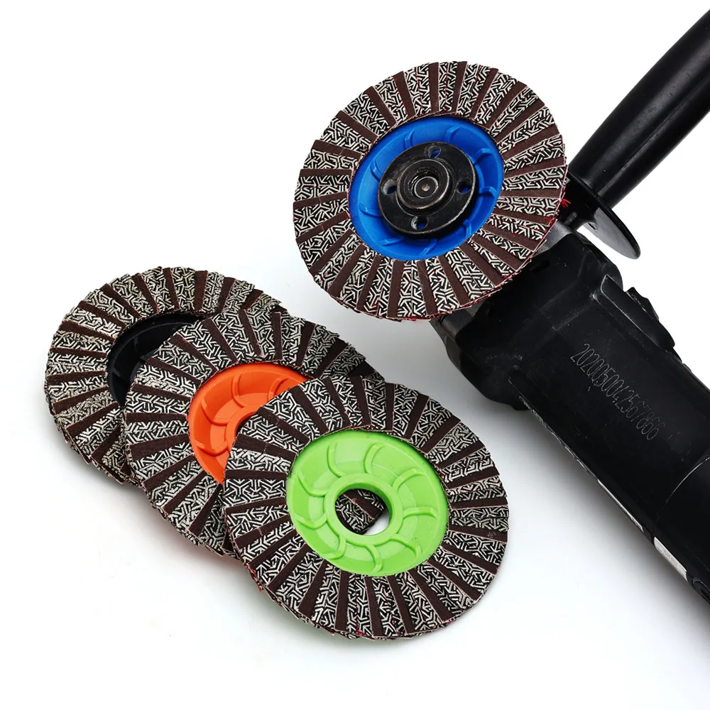 YIJING 115mm/4/5 „diamentowe tarcza listkowa diamentowe galwanizowane tarcza listkowa do szlifowania szkła… YIJING 115mm/4/5 „diamentowe tarcza listkowa diamentowe galwanizowane tarcza listkowa do szlifowania szkła…