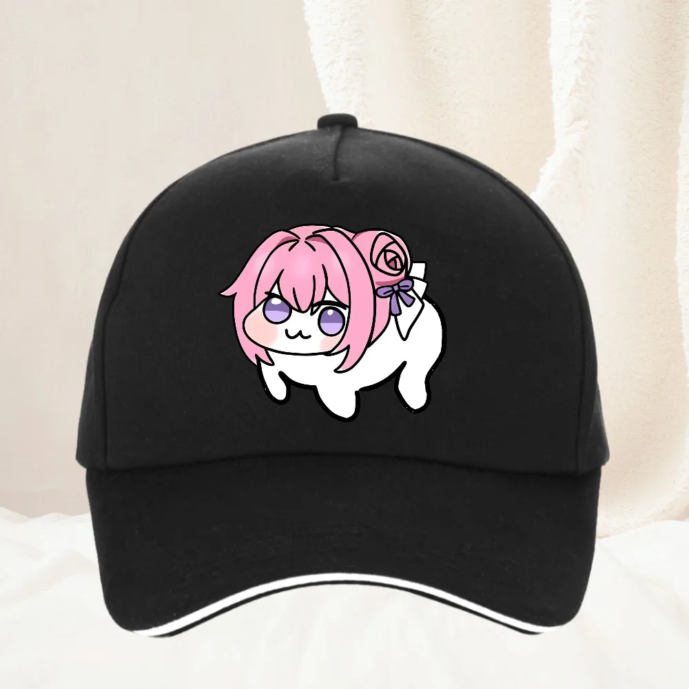 Zabawna czapka z memem Doro, cosplay, Nikke, anime, gra graficzna, casualowa czapka bejsbolówka, męska, damska, daszek