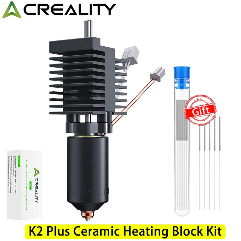 Zestaw ceramicznego hotendu Creality K2 Plus, dysza K2 Plus z szybką wymianą, w pełni metalowa dysza z szybką… Zestaw ceramicznego hotendu Creality K2 Plus, dysza K2 Plus z szybką wymianą, w pełni metalowa dysza z szybką…