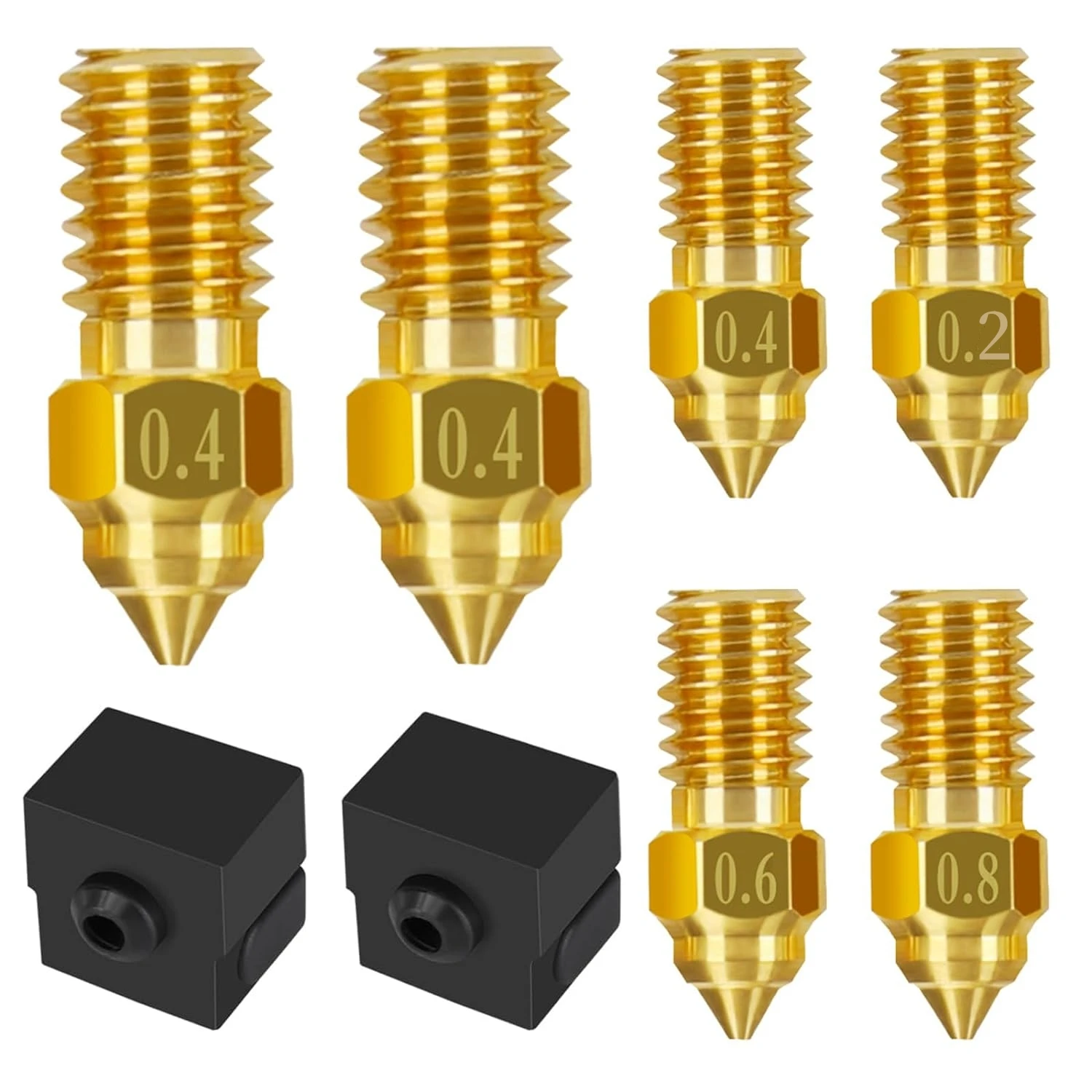 Zestaw dysz Creality Ender 3 V3 SE, dysze wytłaczarki odporne na wysokie temperatury z silikonową osłoną do… Zestaw dysz Creality Ender 3 V3 SE, dysze wytłaczarki odporne na wysokie temperatury z silikonową osłoną do…