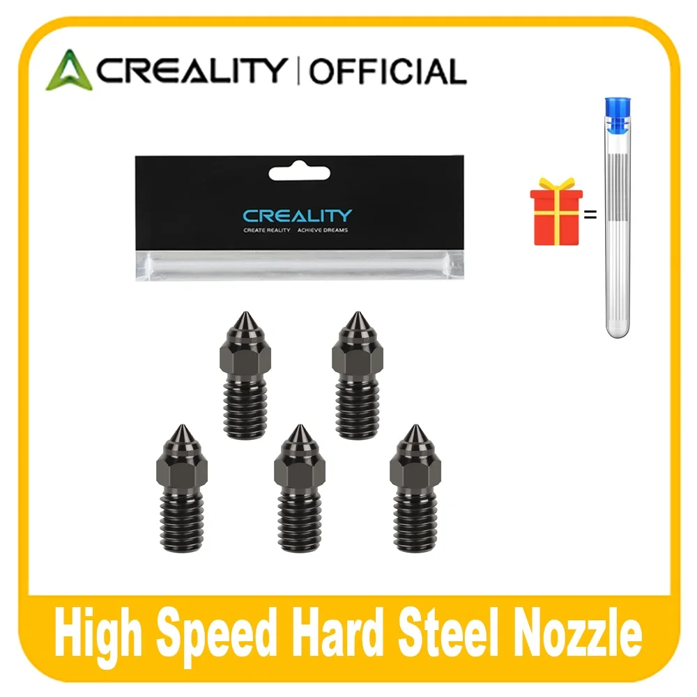 Zestaw dysz Creality Ender 3 V3 SE Szybkobieżna dysza ze stali twardej 0,2/0,4/0,6/0,8/1,0 mm do drukarki 3D…