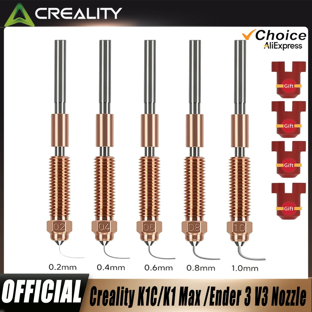 Zestaw dysz Creality K1/K1C/K1 Max/K1 SE Unicorn Quick-Swap, szybka instalacja, drukowanie o wysokim…