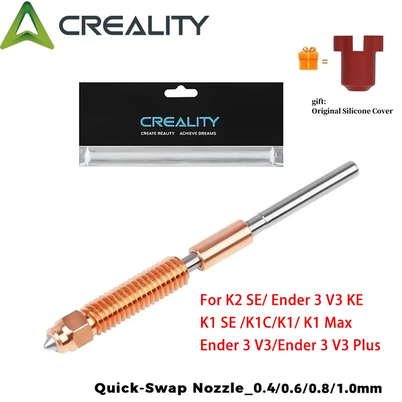 Zestaw dysz Creality K1 SE/K1C Unicorn, oryginalna dysza ze stali hartowanej do drukarek 3D K2 SE/Ender3 V3… Zestaw dysz Creality K1 SE/K1C Unicorn, oryginalna dysza ze stali hartowanej do drukarek 3D K2 SE/Ender3 V3…