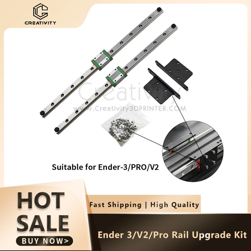 Zestaw prowadnic liniowych Ender 3/V2/Pro do drukarki 3D Ender-3 Ender 3 V2 Ender 3 Pro Zestaw prowadnic liniowych Ender 3/V2/Pro do drukarki 3D Ender-3 Ender 3 V2 Ender 3 Pro