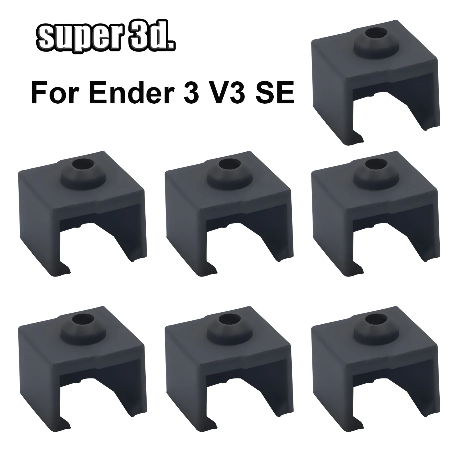 Zestaw silikonowych osłon Creality Ender3 V3 SE, dopasowane, odpornego na wysokie temperatury, do bloku…