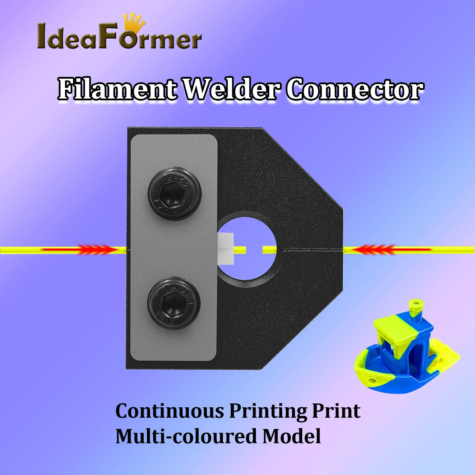 Zgrzewarka do filamentu, łącznik filamentu do drukarek 3D z filamentem 1.75mm, zgrzewarka do filamentu do…