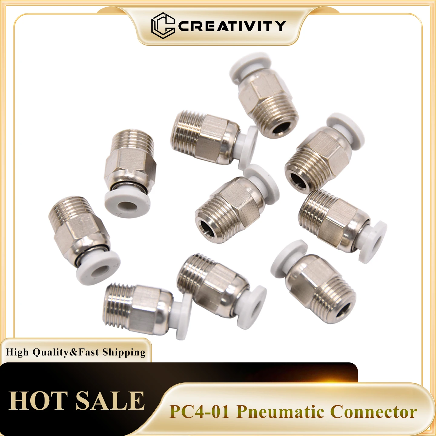 Złącze pneumatyczne PC4-01 M10 1,75 mm 3 mm PTFE Szybkozłączka rurkowa z głowicą j do wytłaczarki bowdena 3d… Złącze pneumatyczne PC4-01 M10 1,75 mm 3 mm PTFE Szybkozłączka rurkowa z głowicą j do wytłaczarki bowdena 3d…