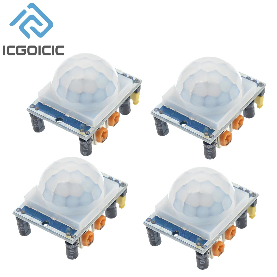 1-10 sztuk HC-SR501 dostosuj IR piroelektryczny czujnik ruchu na podczerwień PIR moduł detektora dla Arduino… 1-10 sztuk HC-SR501 dostosuj IR piroelektryczny czujnik ruchu na podczerwień PIR moduł detektora dla Arduino…