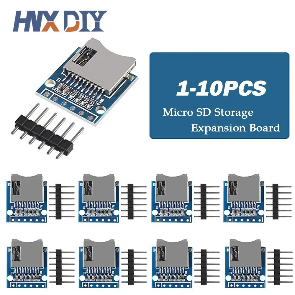 1-10 sztuk Micro Mini SD karta rozszerzeń pamięci Mini Micro SD karta TF moduł osłony pamięci z pinami dla… 1-10 sztuk Micro Mini SD karta rozszerzeń pamięci Mini Micro SD karta TF moduł osłony pamięci z pinami dla…
