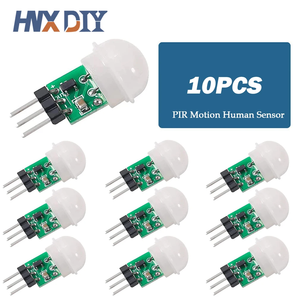 1-10 sztuk Mini IR piroelektryczny czujnik ruchu PIR na podczerwień moduł automatycznego detektora AM312…