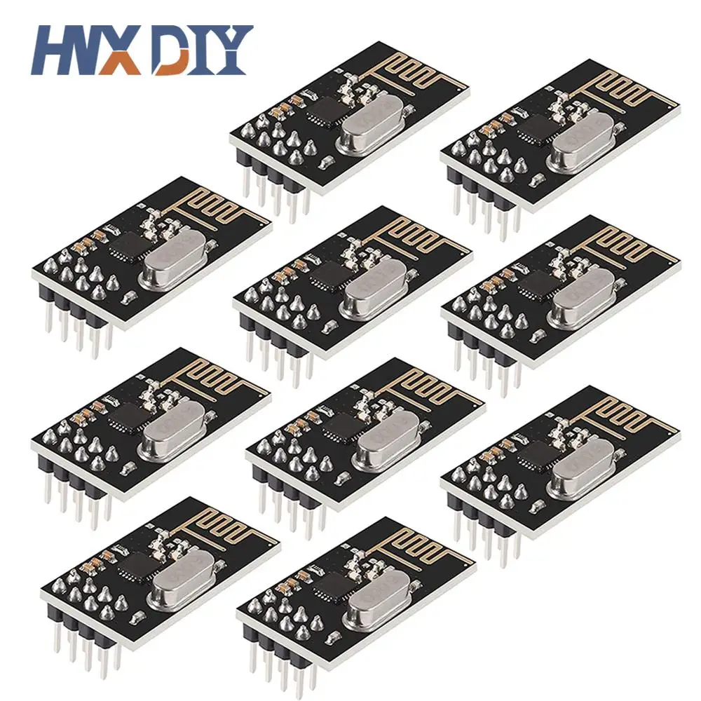 1-10 sztuk NRF24L01 2.4GHz 2Mbit/s bezprzewodowa transmisja danych RF moduł nadawczo-odbiorczy płyta 1.9-3.6V…